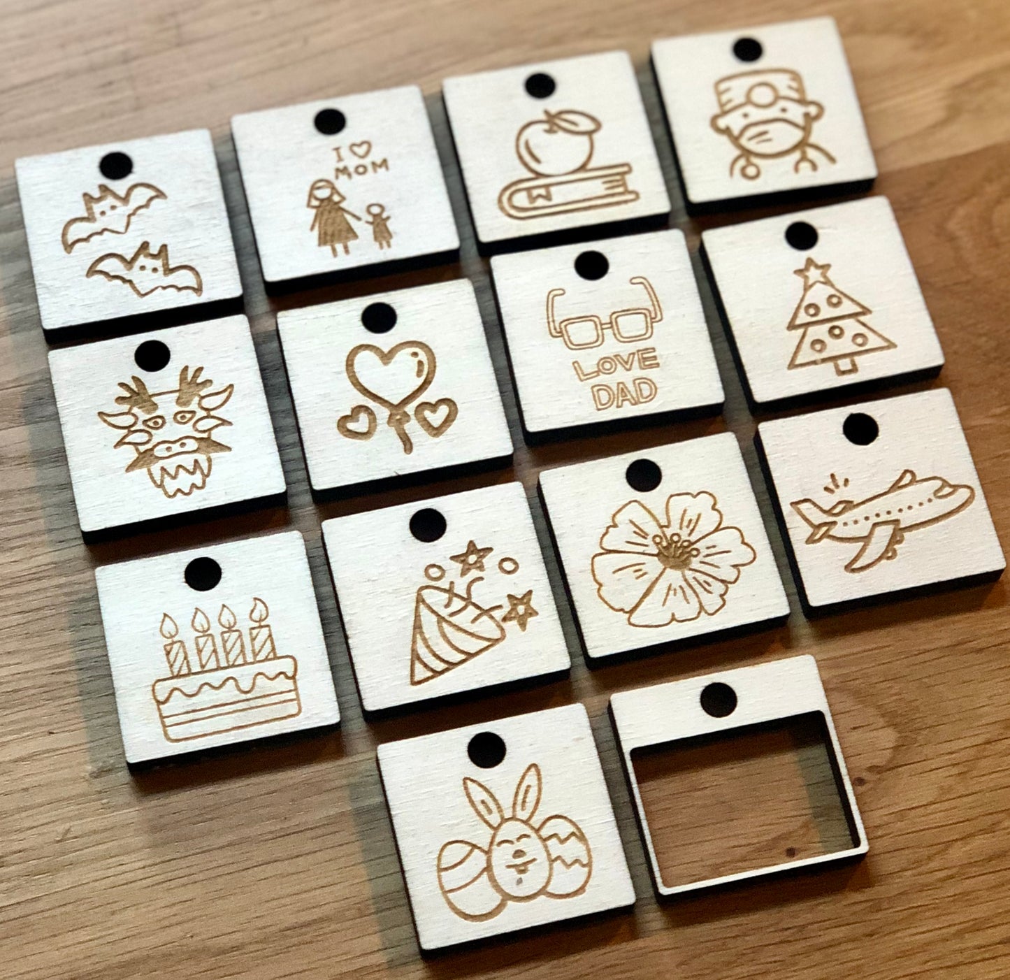 Montessori - inspired Personalised Wooden Calendar for Kids: Learn Dates, Days, Months, Seasons