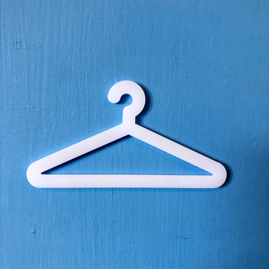 Clothes Hanger Sign