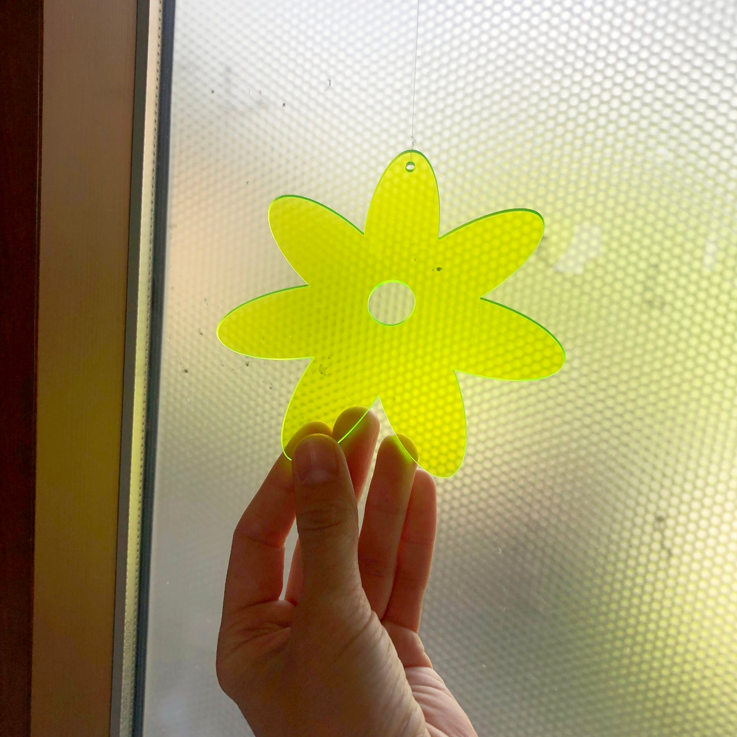 Acrylic Fluorescent Flowers Ornament