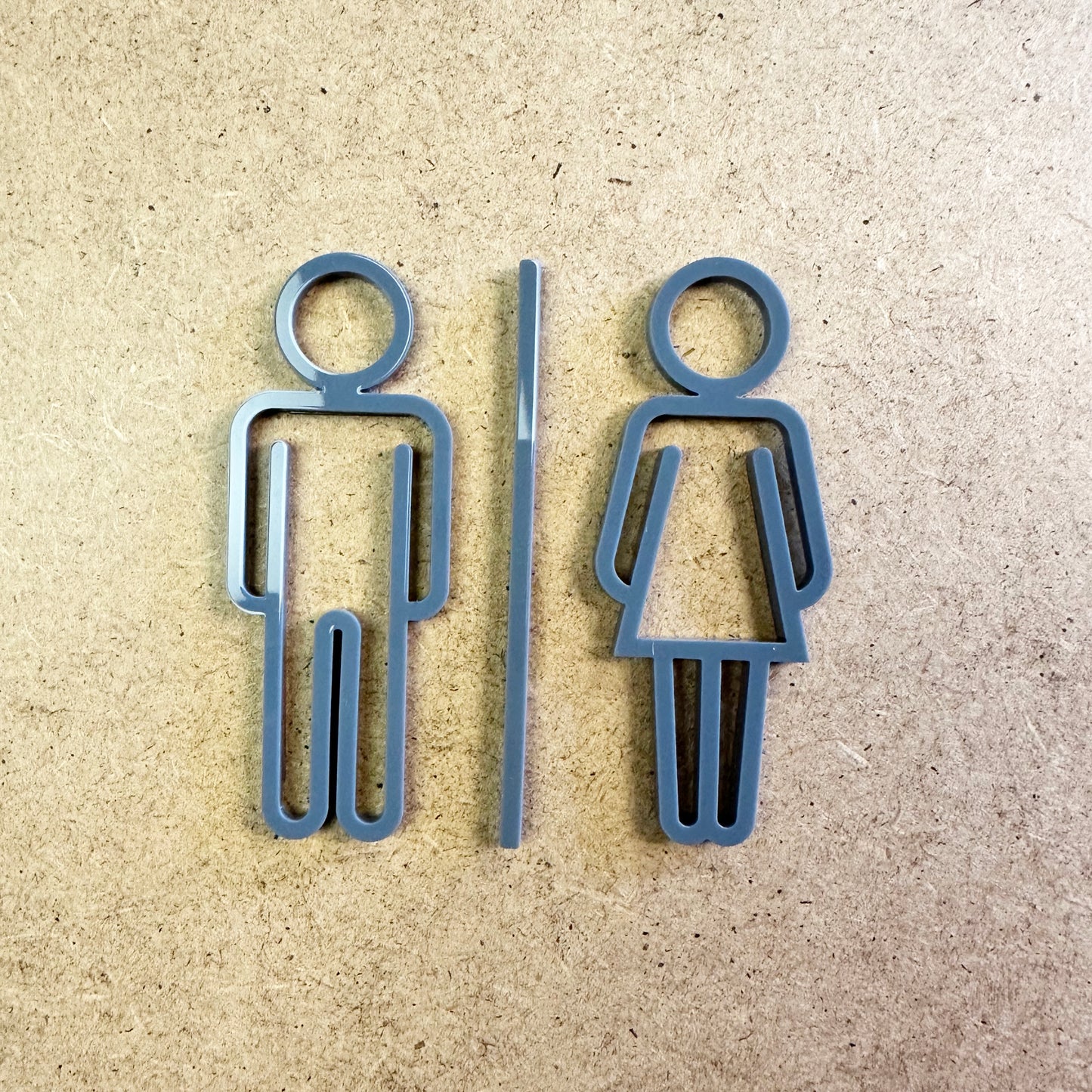 Bathroom Door Sign – Man & Woman