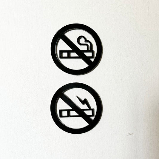No Smoking sign