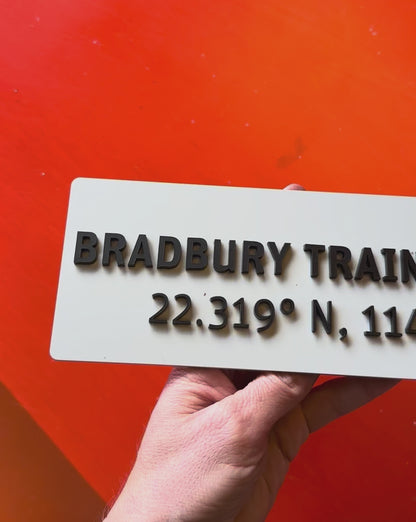 Acrylic Salon, Office Gloss Door Sign - Small Business Modern Custom Door Signage