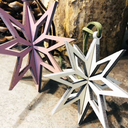 Wooden Stars Ornament
