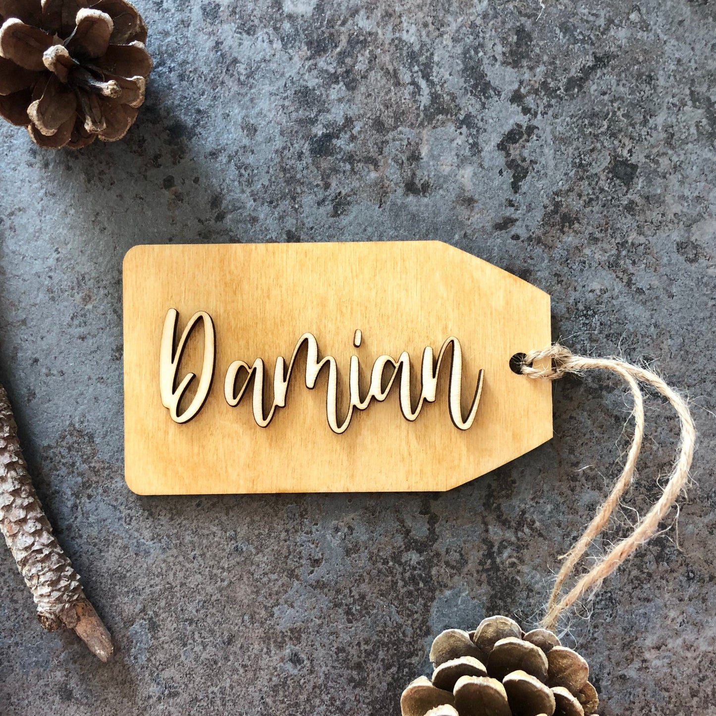 Personalised Christmas Stocking Name Tags