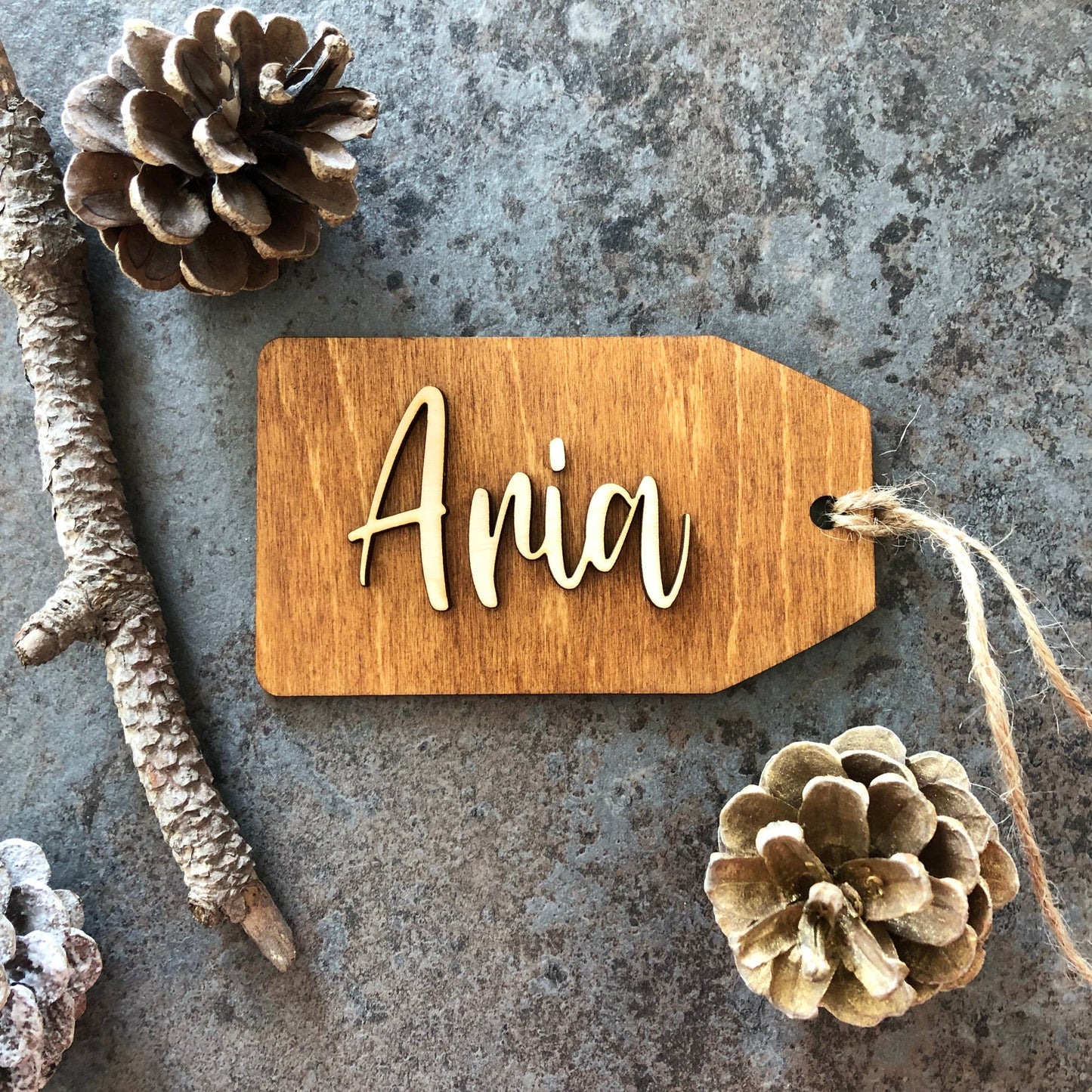 Personalised Christmas Stocking Name Tags