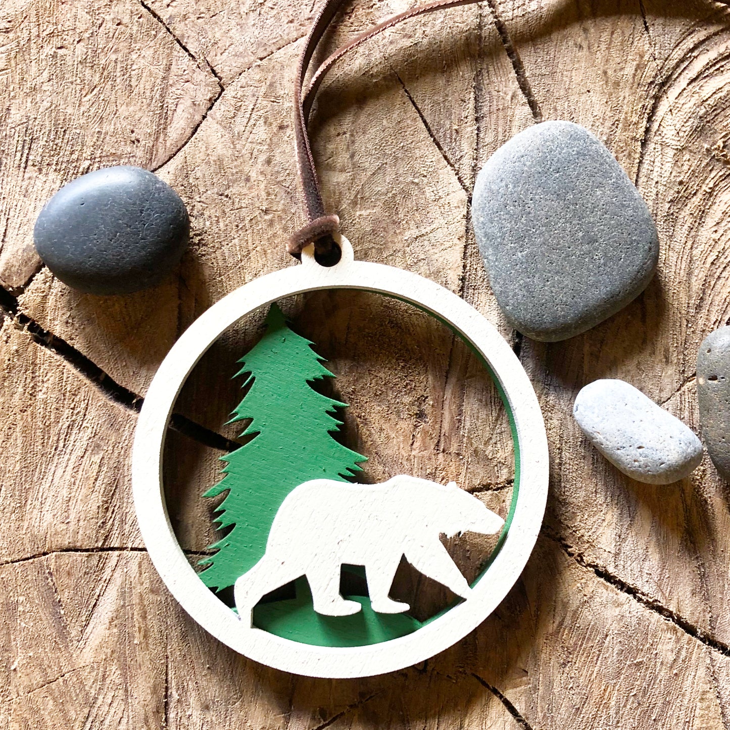 Christmas Tree Bear Bauble