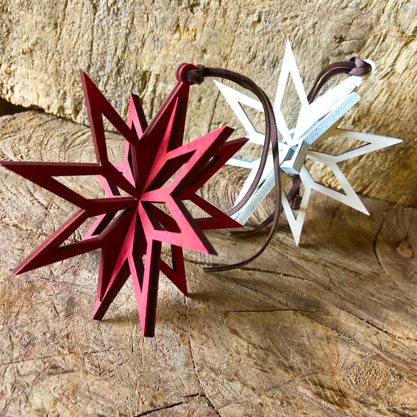 Wooden Stars Ornament