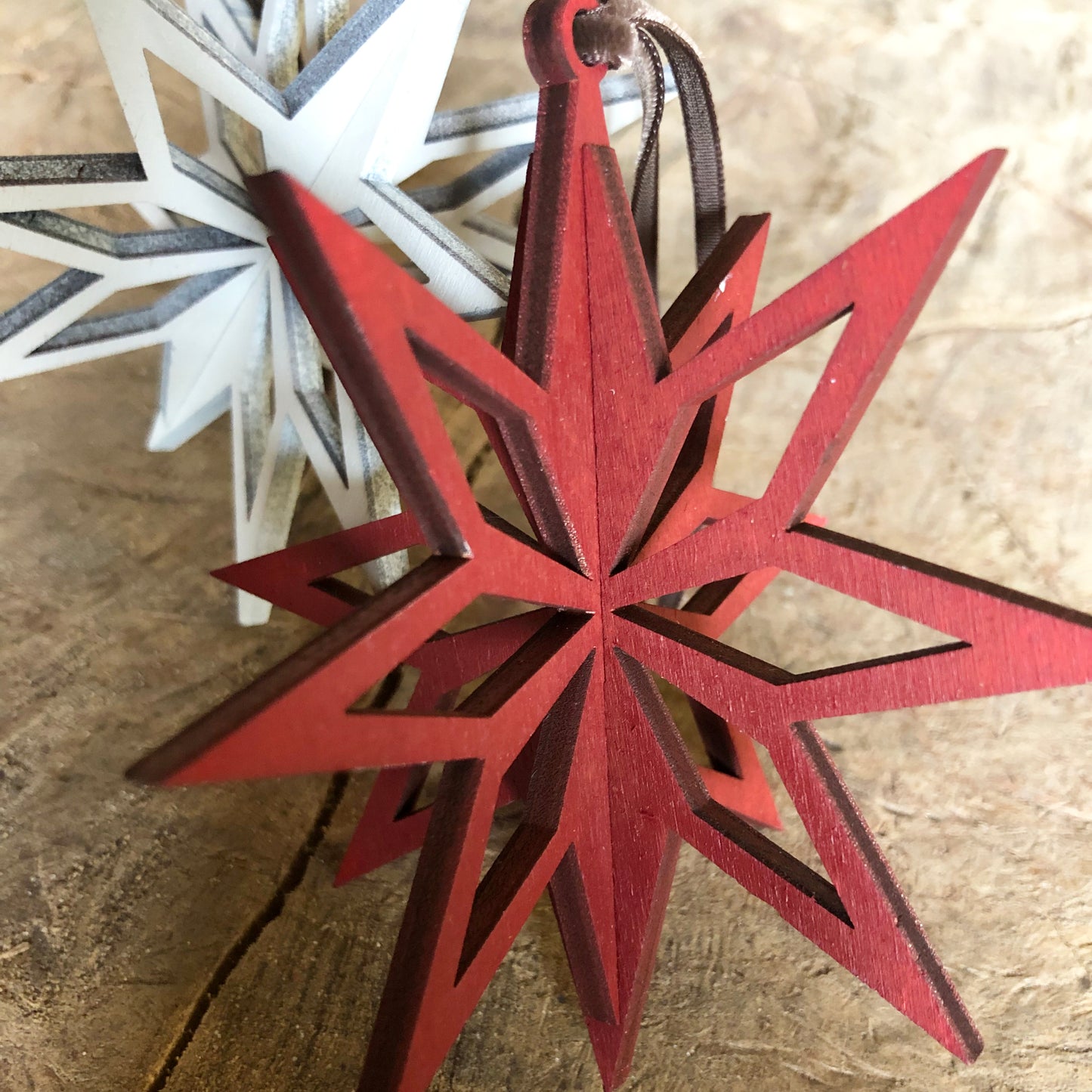 Wooden Stars Ornament