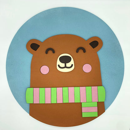 Brown Bear Wall Plaque