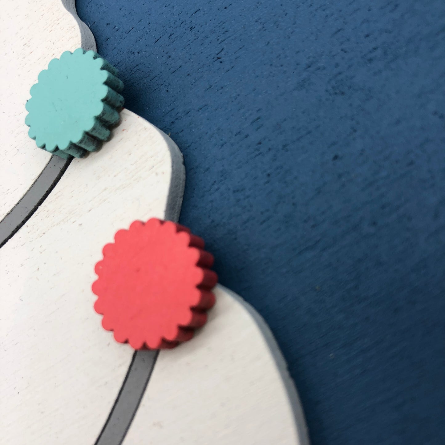 White Lama Wall Plaque