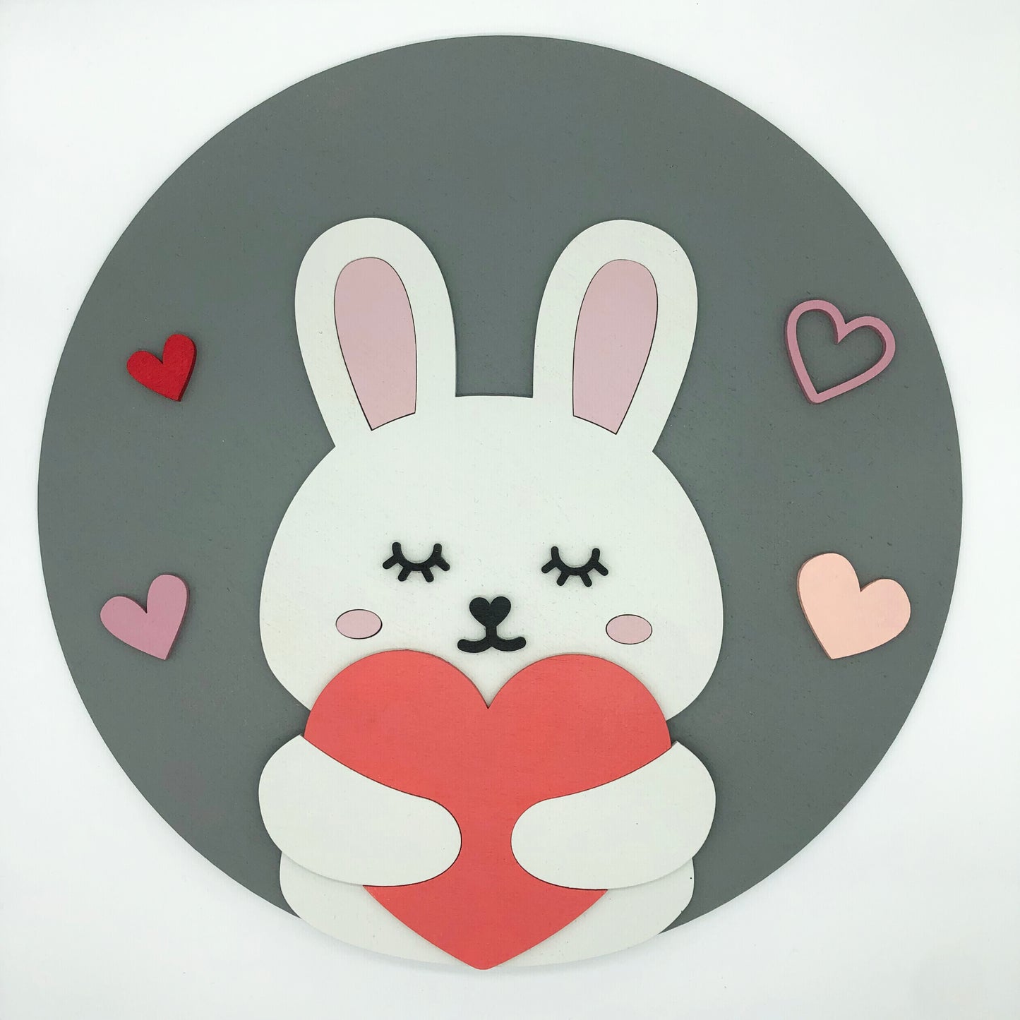 White Rabbit Wall Plaque