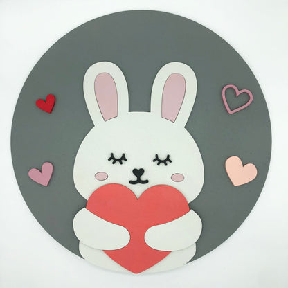 White Rabbit Wall Plaque