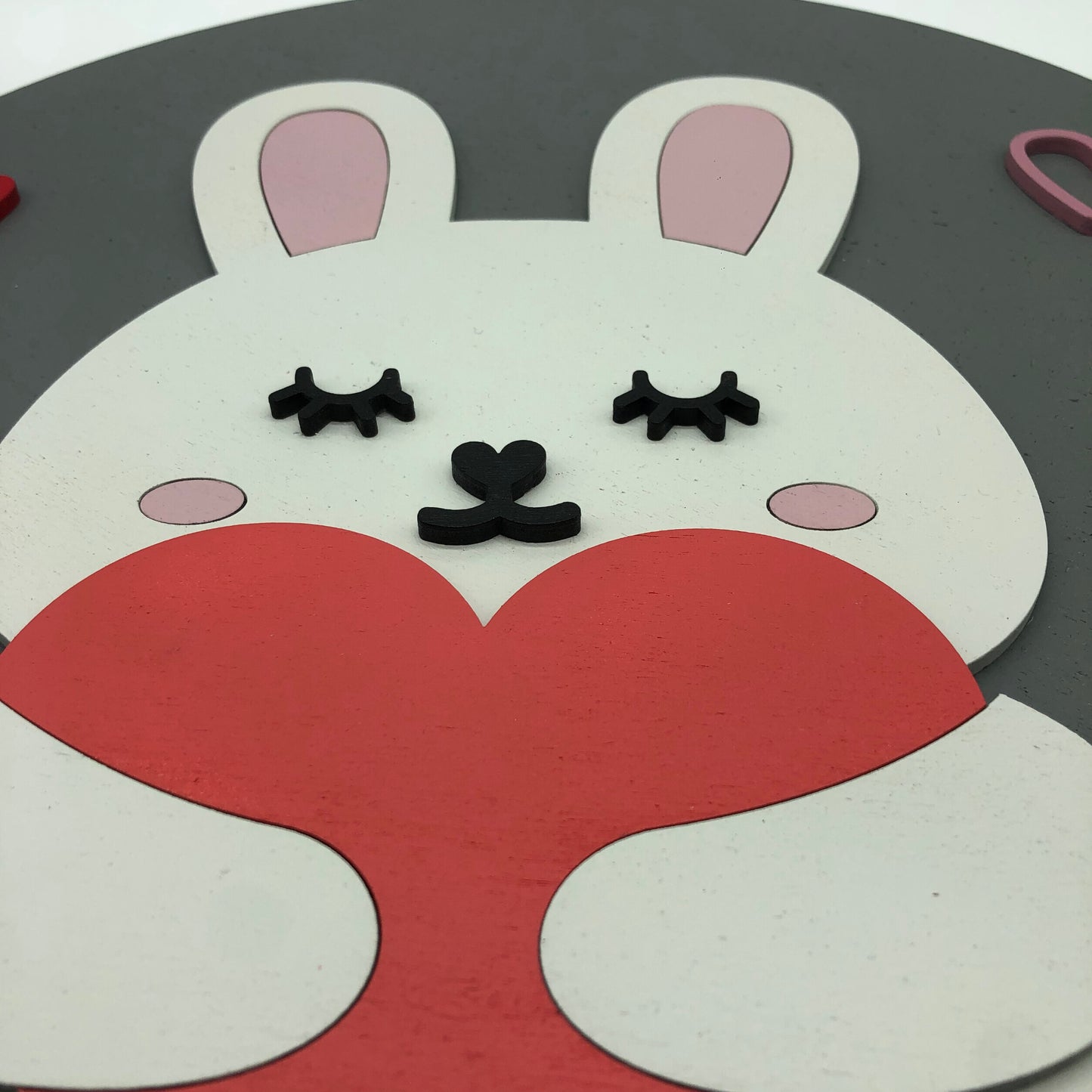 White Rabbit Wall Plaque