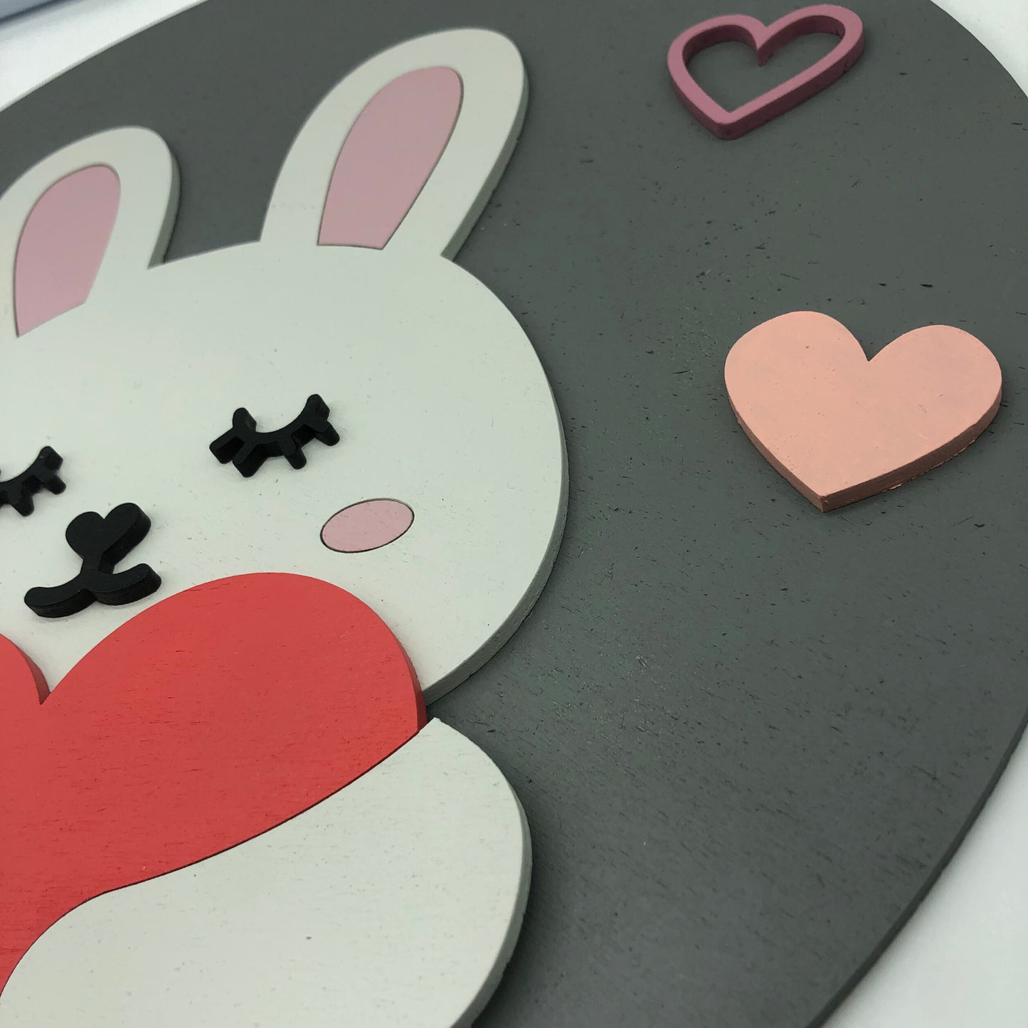 White Rabbit Wall Plaque