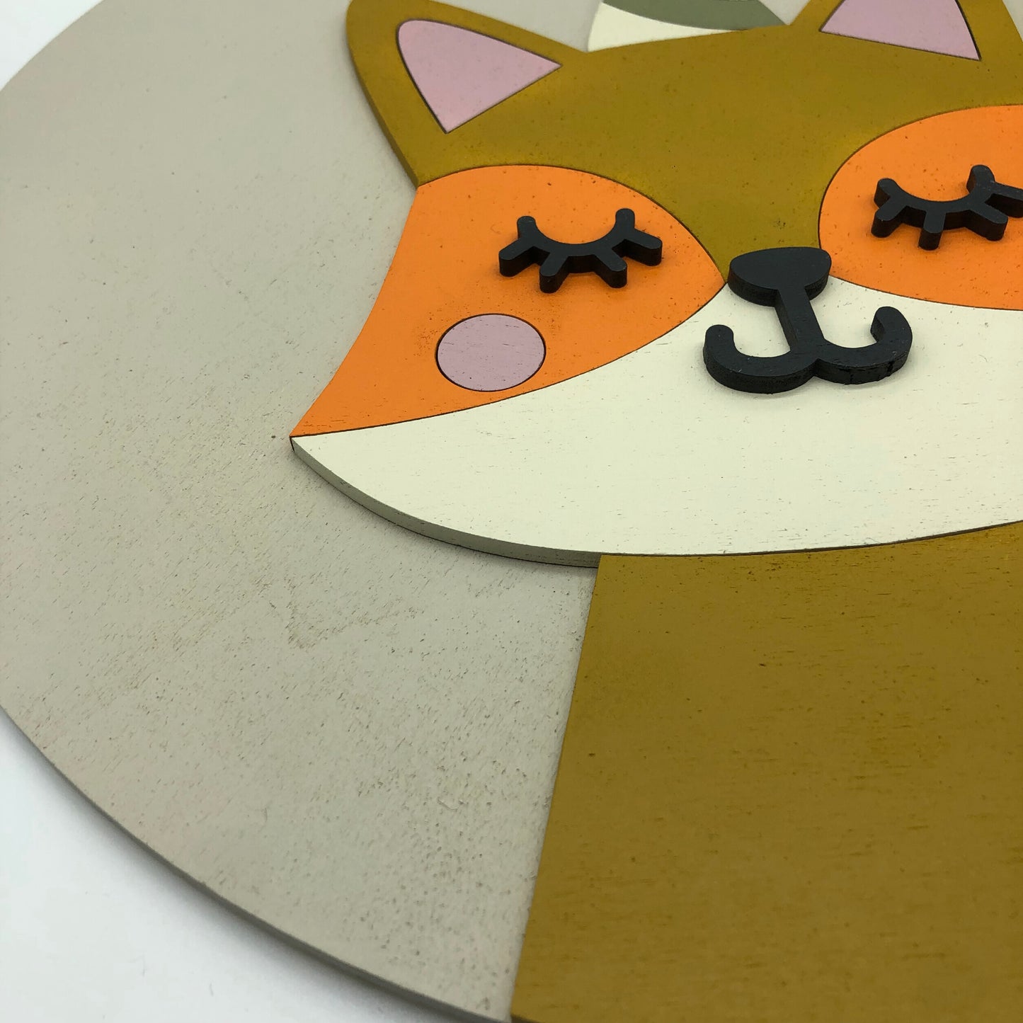 Orange Fox Wall Plaque