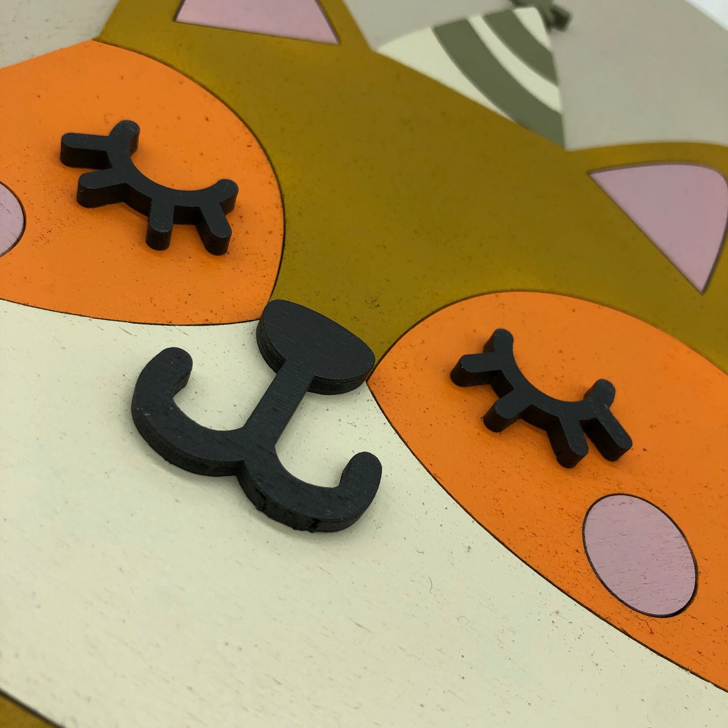 Orange Fox Wall Plaque